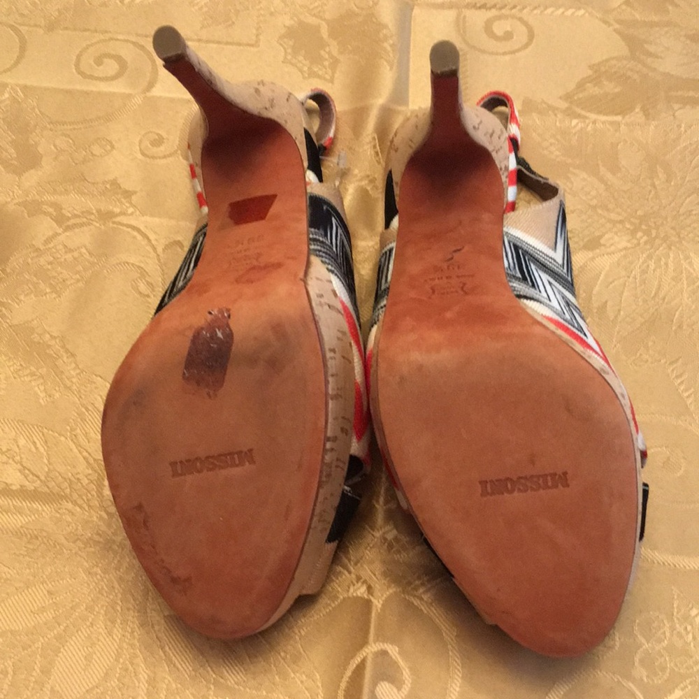 Authentic Missoni Platform Sling Backs. - image 2